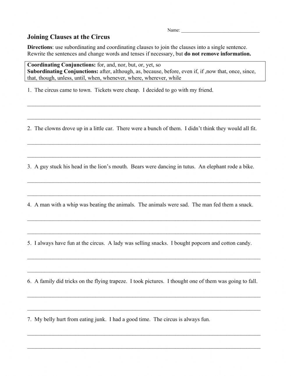 Sentence Structure - Grade 10AA