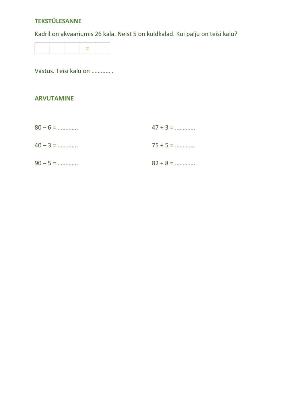 Täisnurk, võrduse koostamine, võrra rohkem