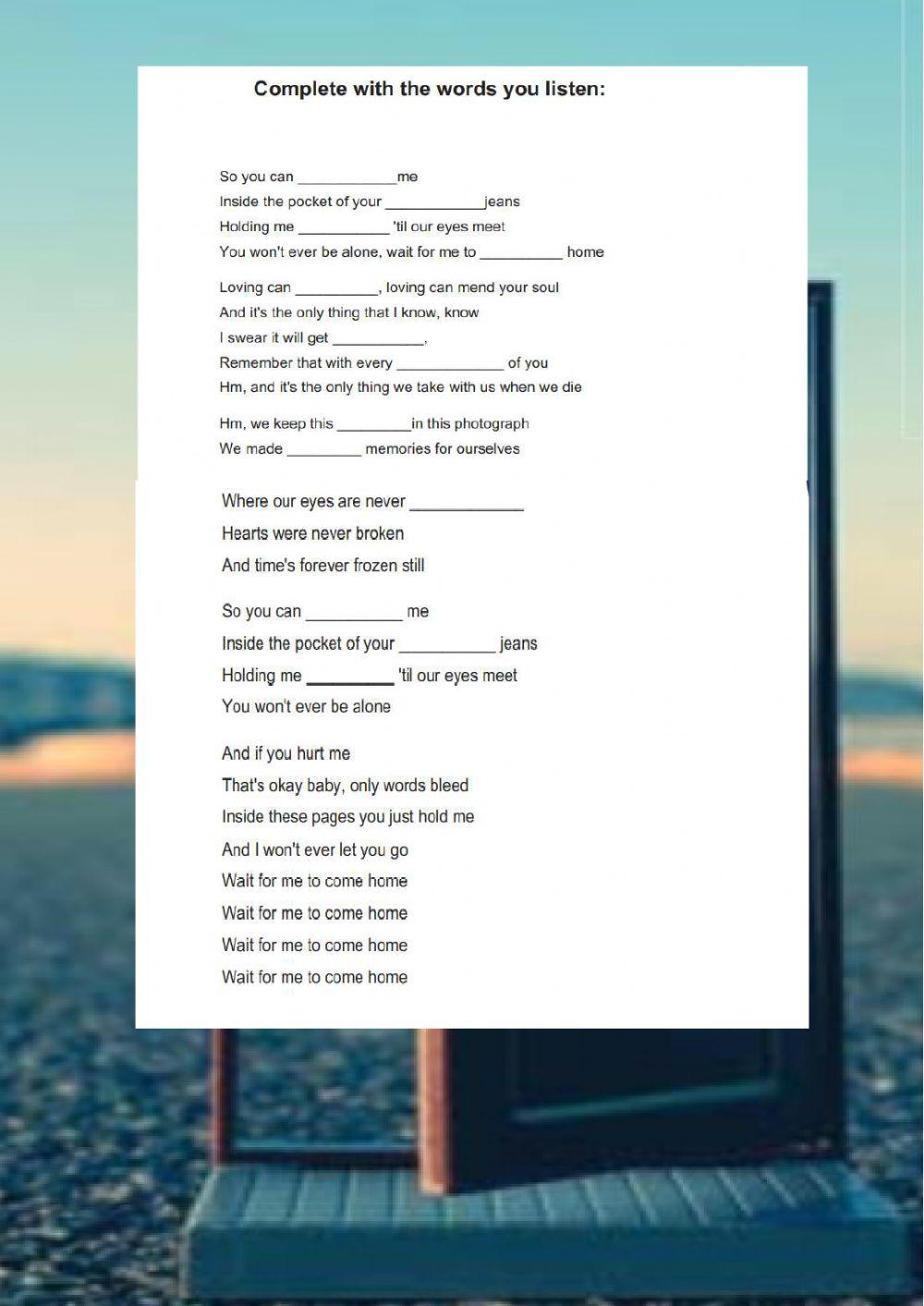 Review - Tenses - Photograph