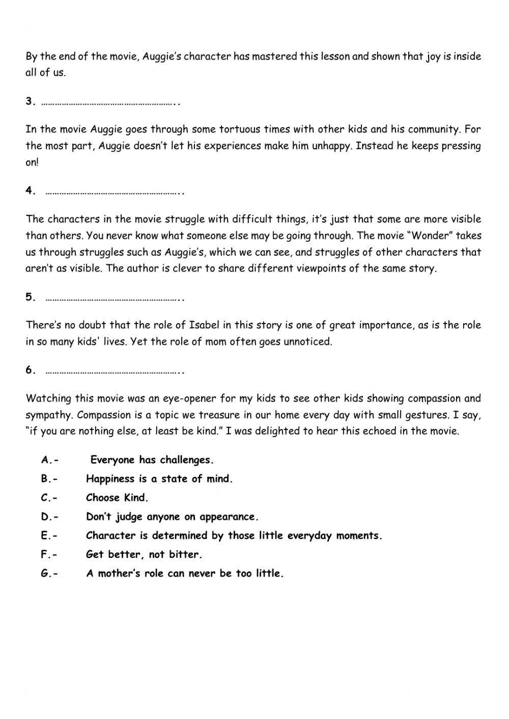 Final Integration Activities