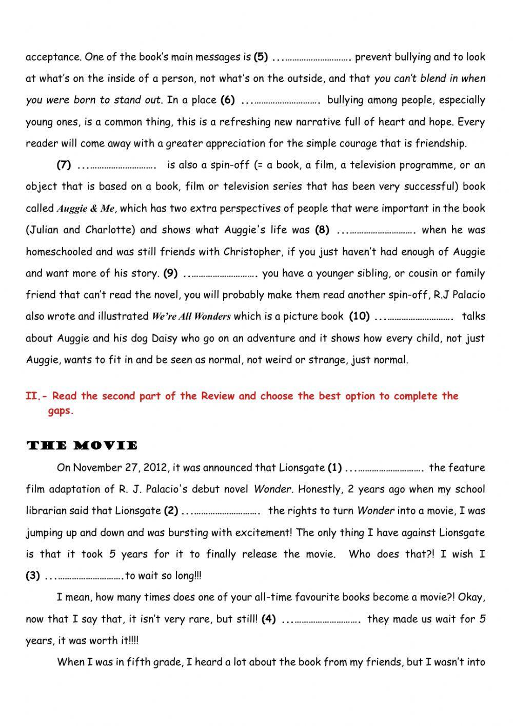 Final Integration Activities