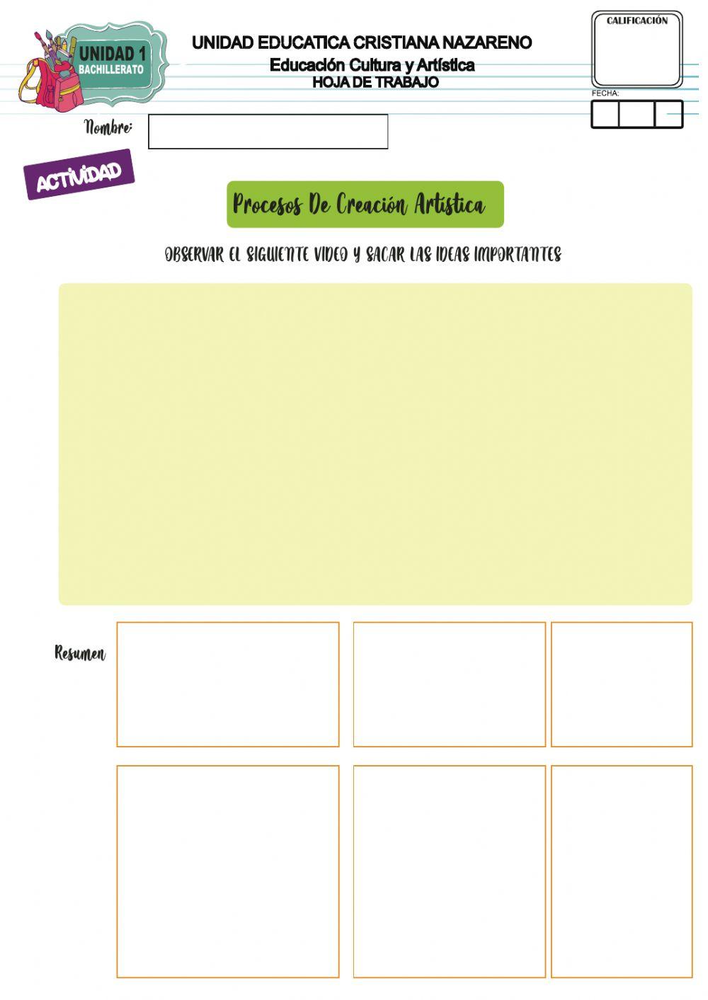 Procesos De Creación Artística