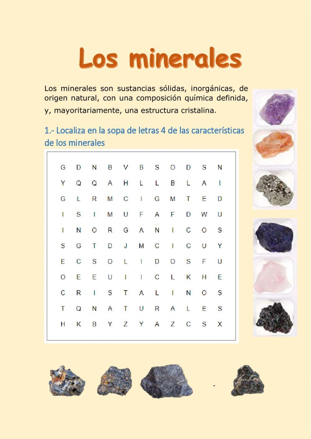 Los minerales