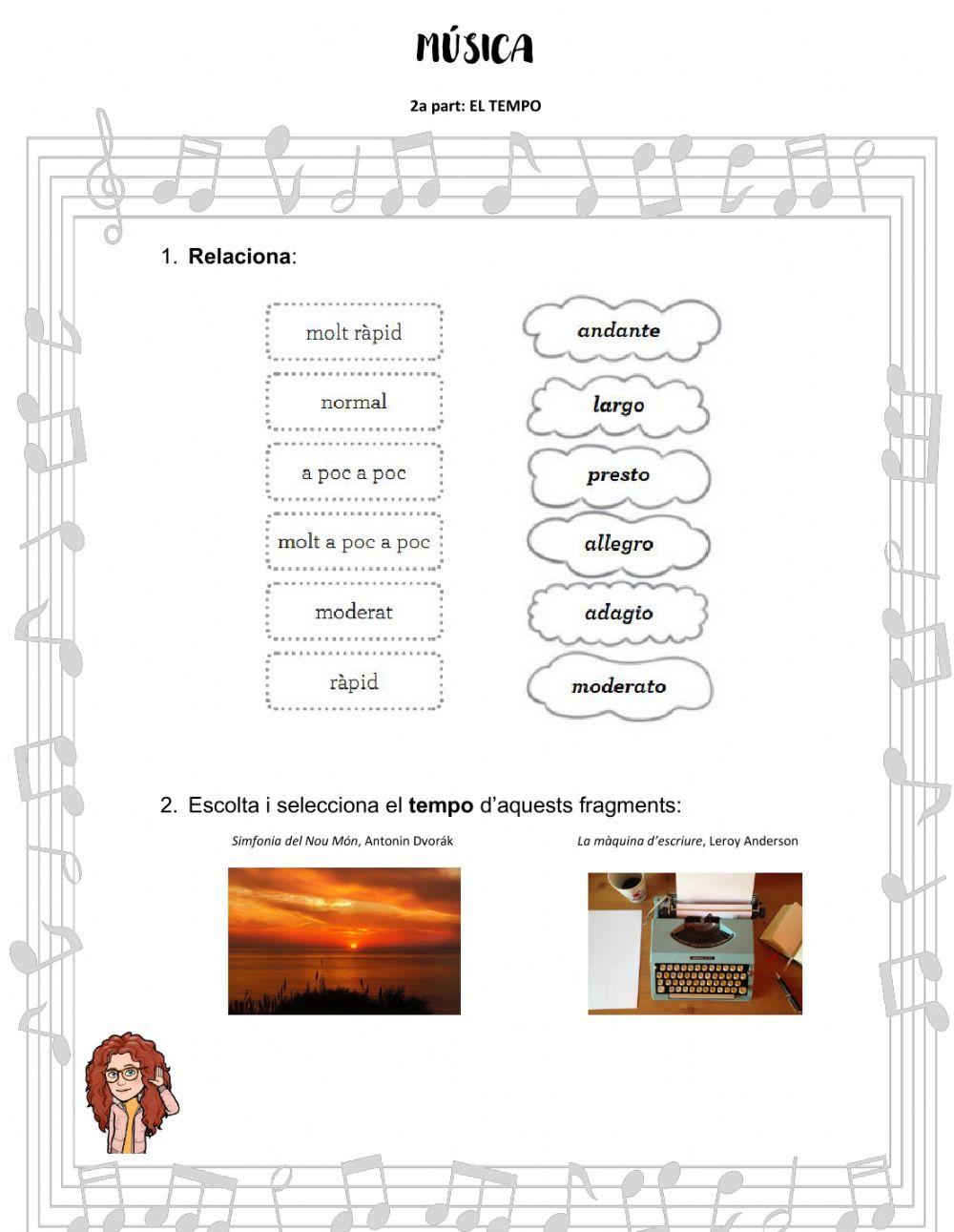 MÚSICA 2a PART: EL TEMPO MÚSICA 2a PART: EL TEMPO