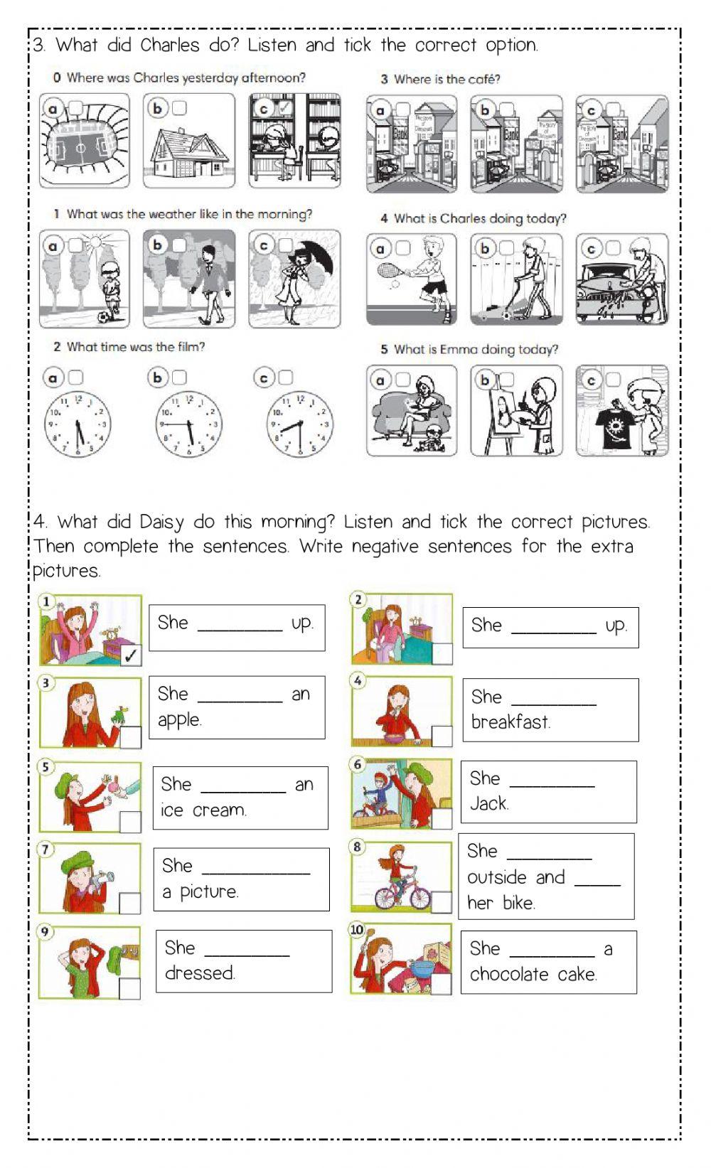 Listening Exam 3rd Teens