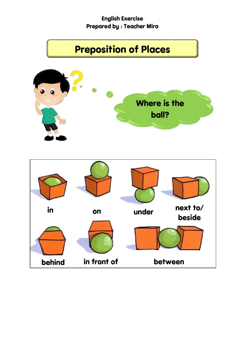 Preposition of Places