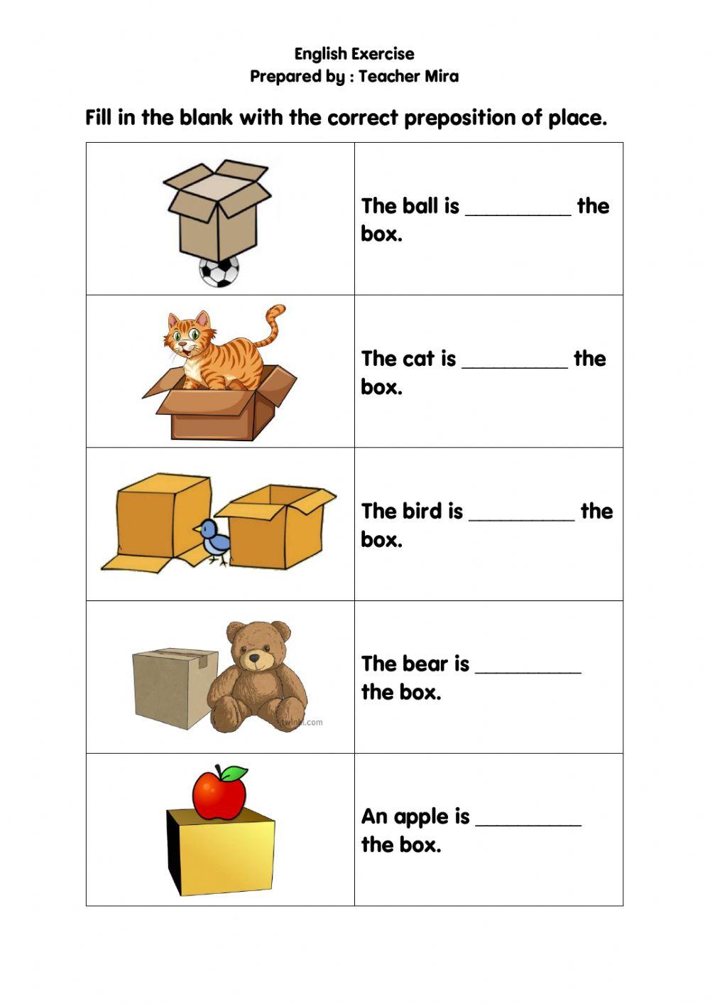 Insert the prepositions where necessary. Prepositions of place. prepositions of place упражнения.