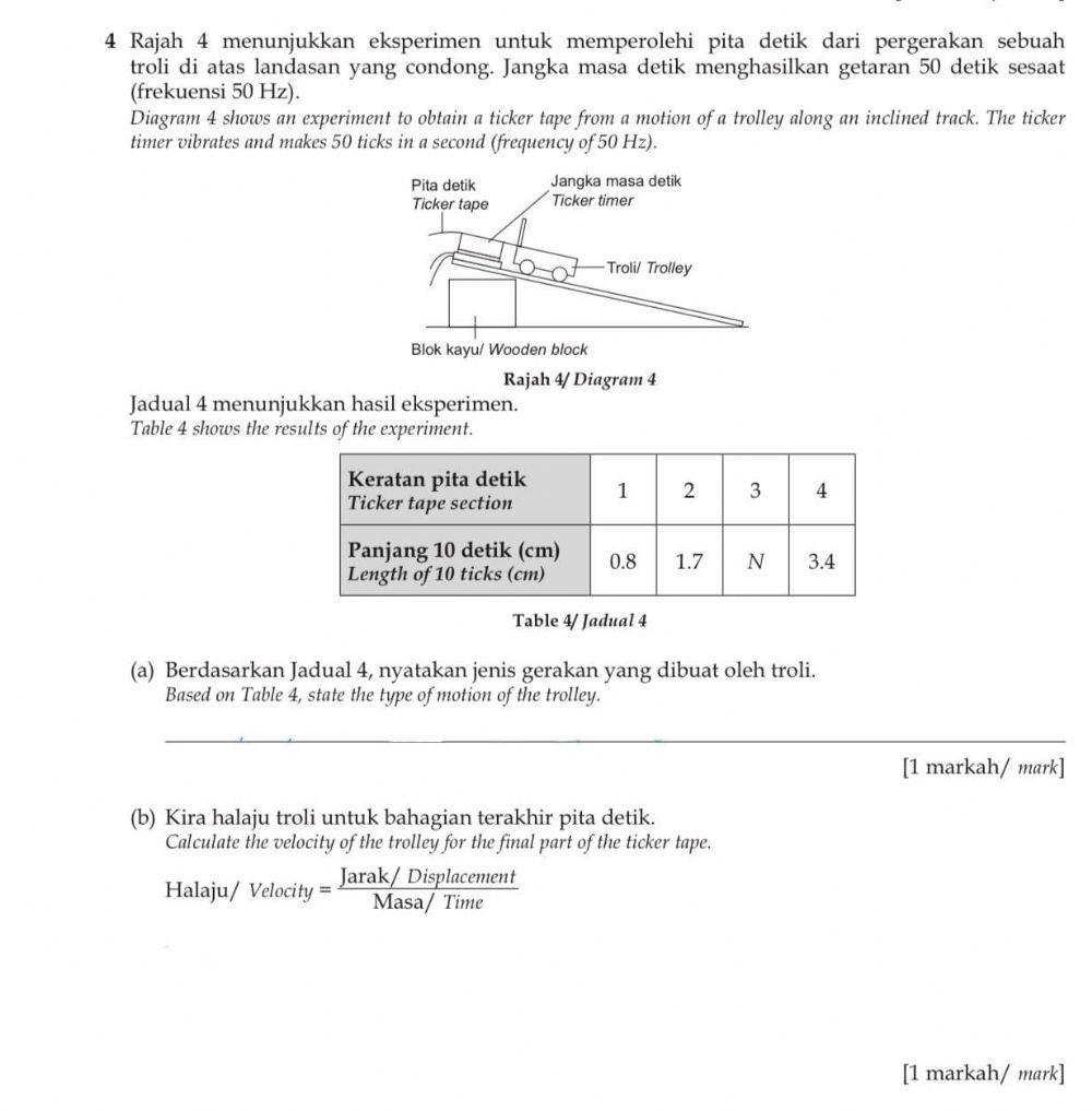 Sains tg4 bahagian b no 4