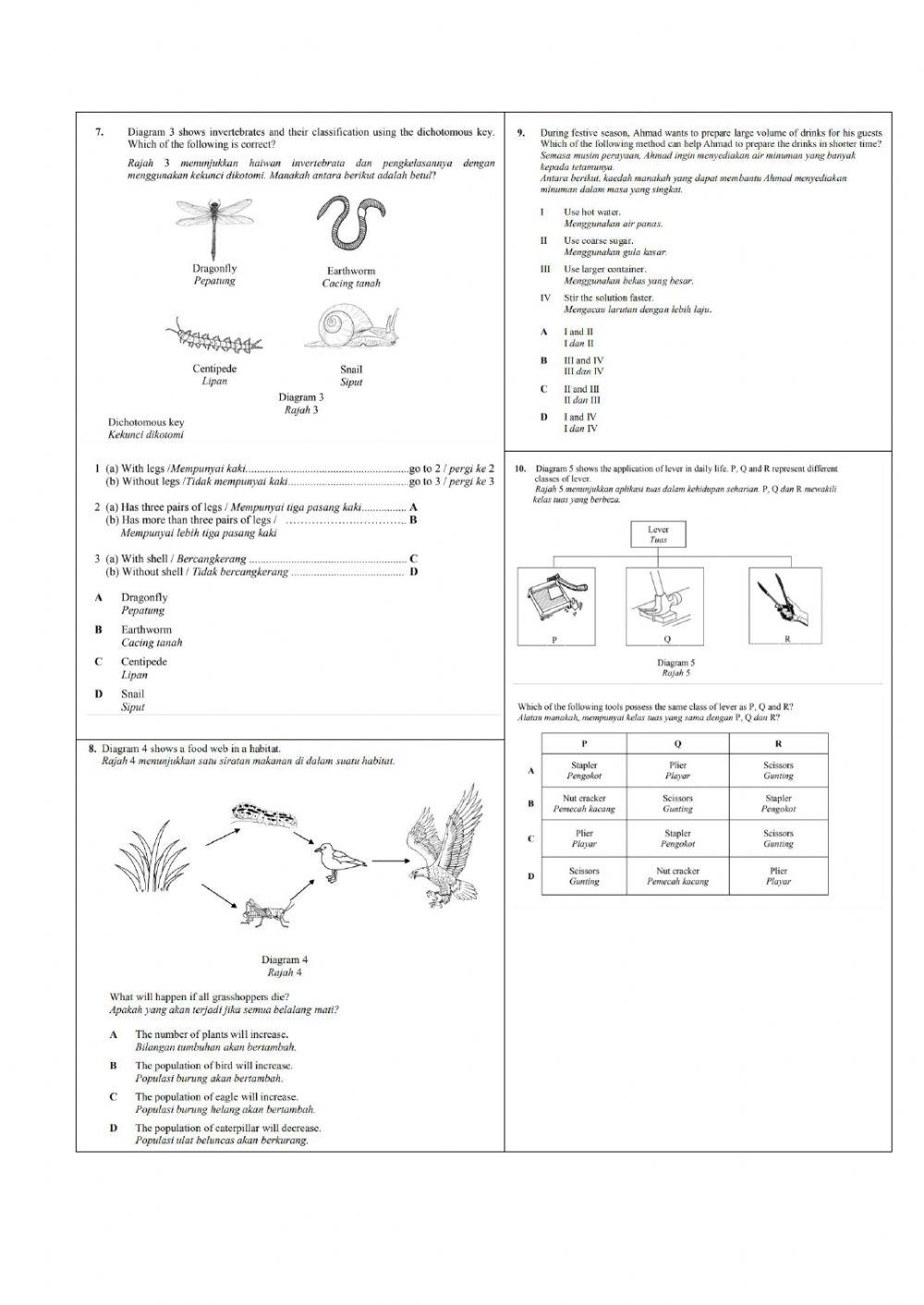 Peperiksaan Percubaan PT3 MRSM 2019