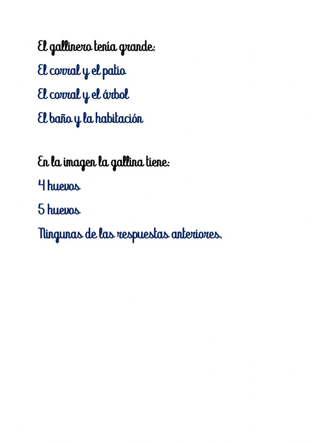 Comprensión Lectora