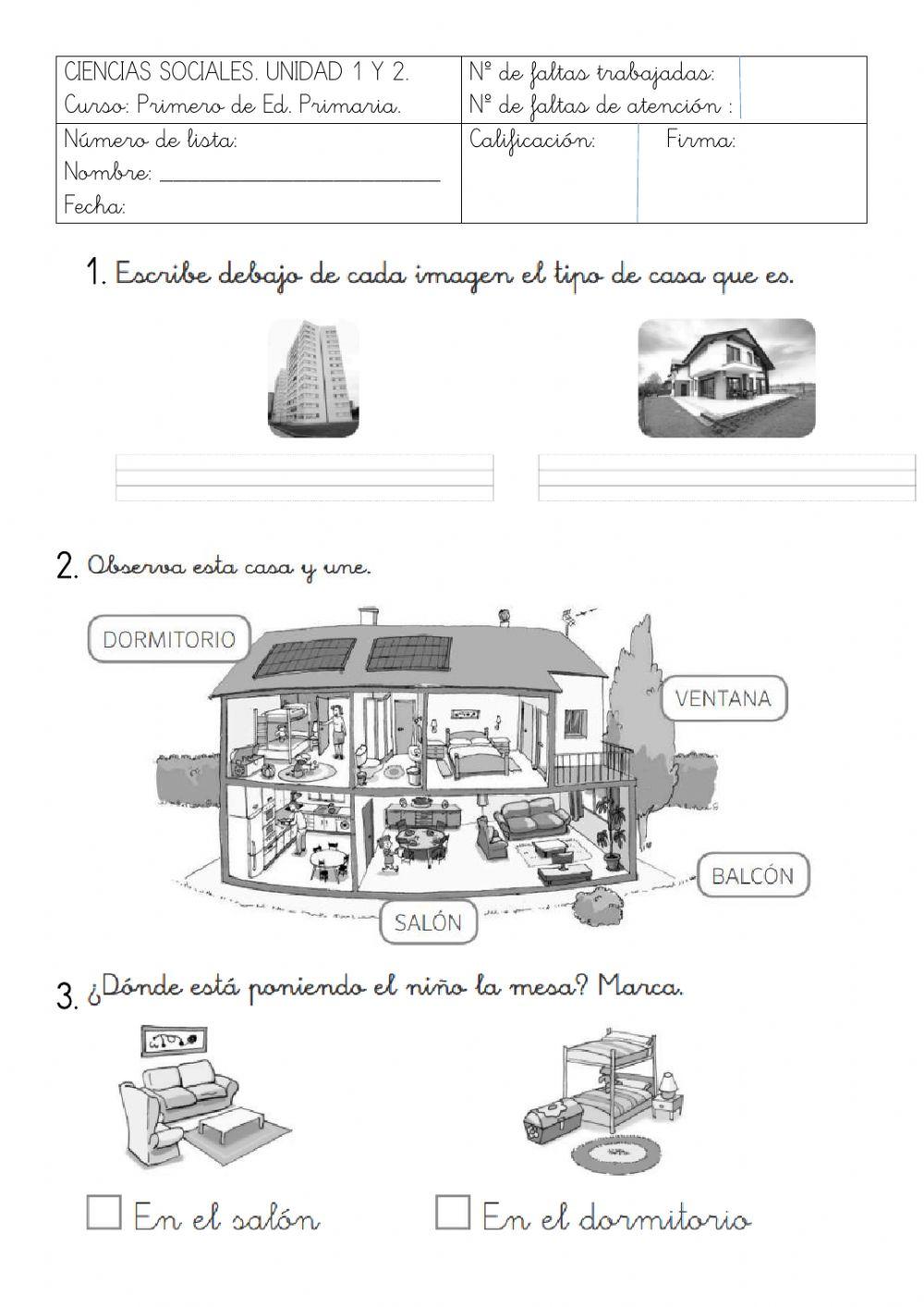 Ciencias Sociales, unidad 1 y 2.