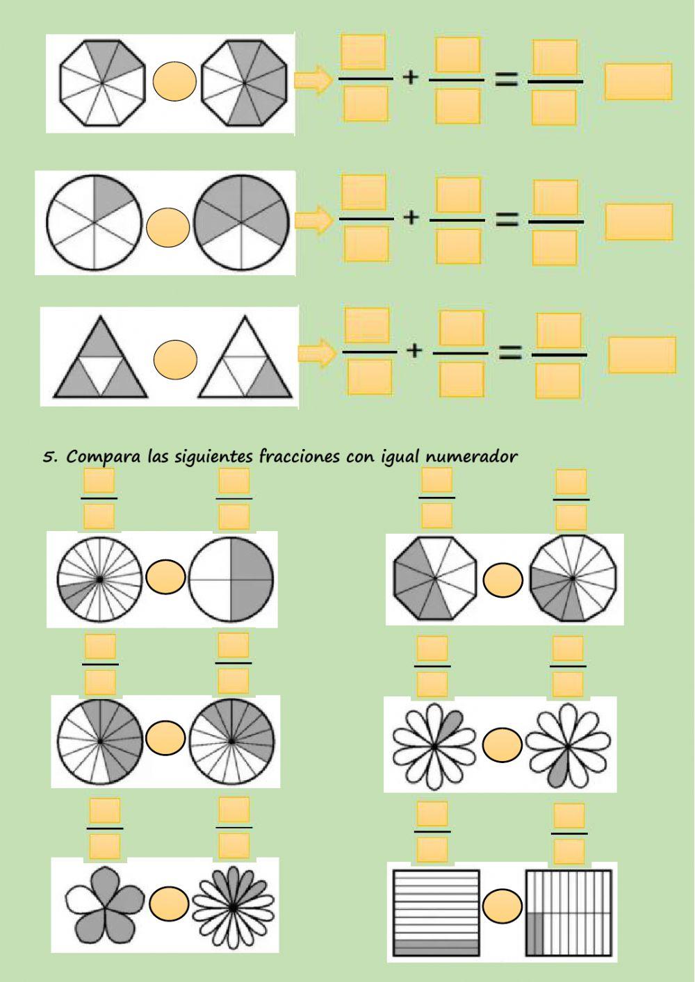 Operaciones combinadas y fracciones