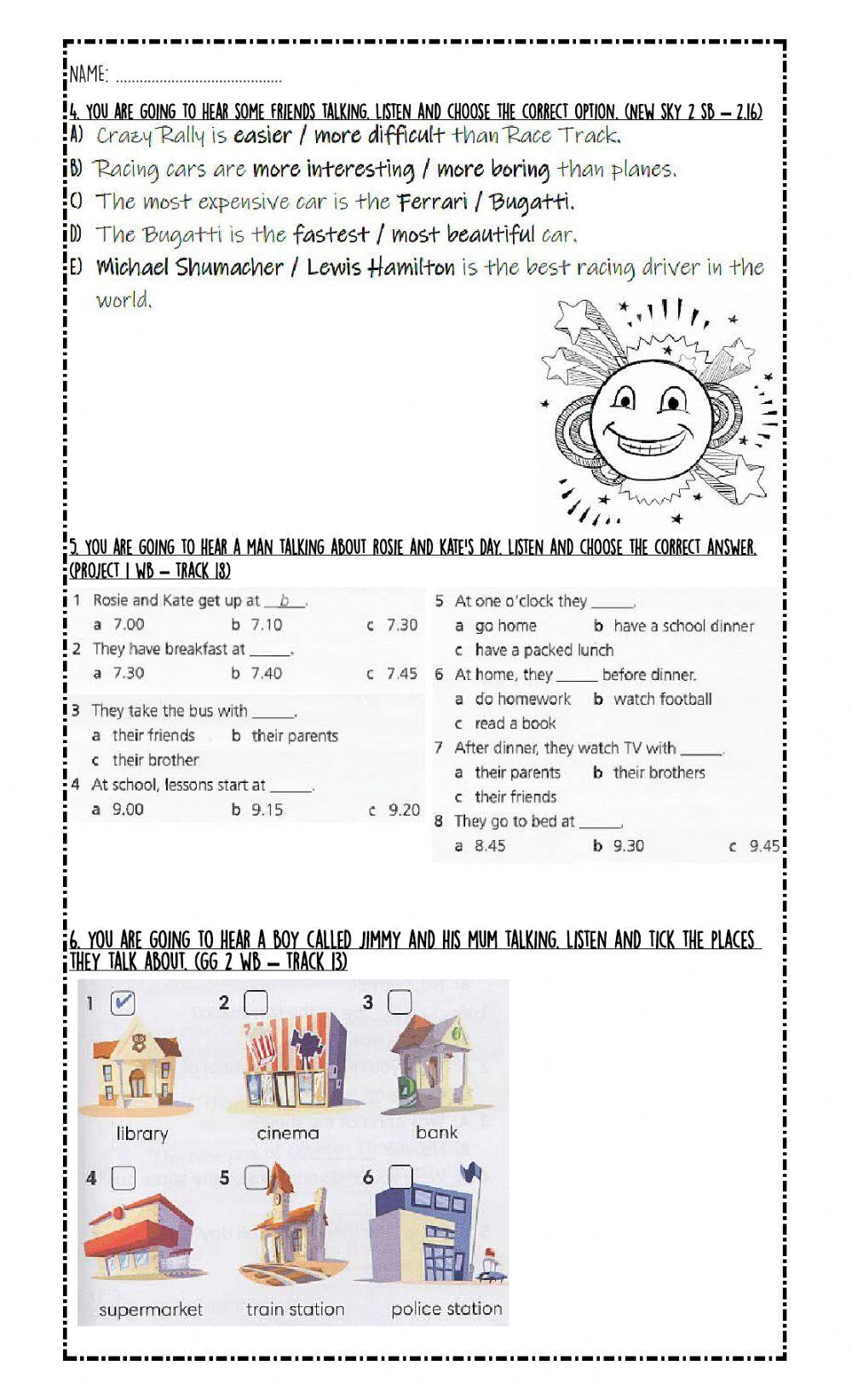 Final exam 2nd listening