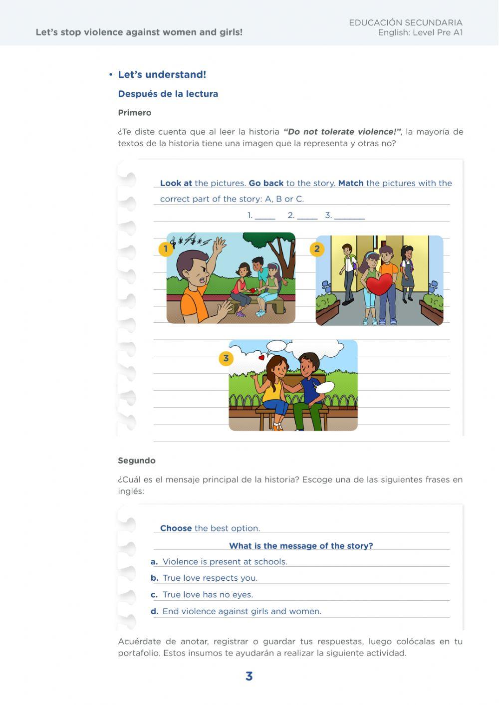 Let's stop violence against women and girls