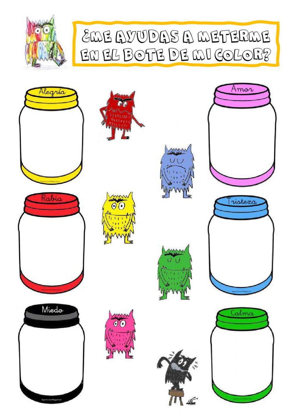 Ordenamos el monstruo de colores