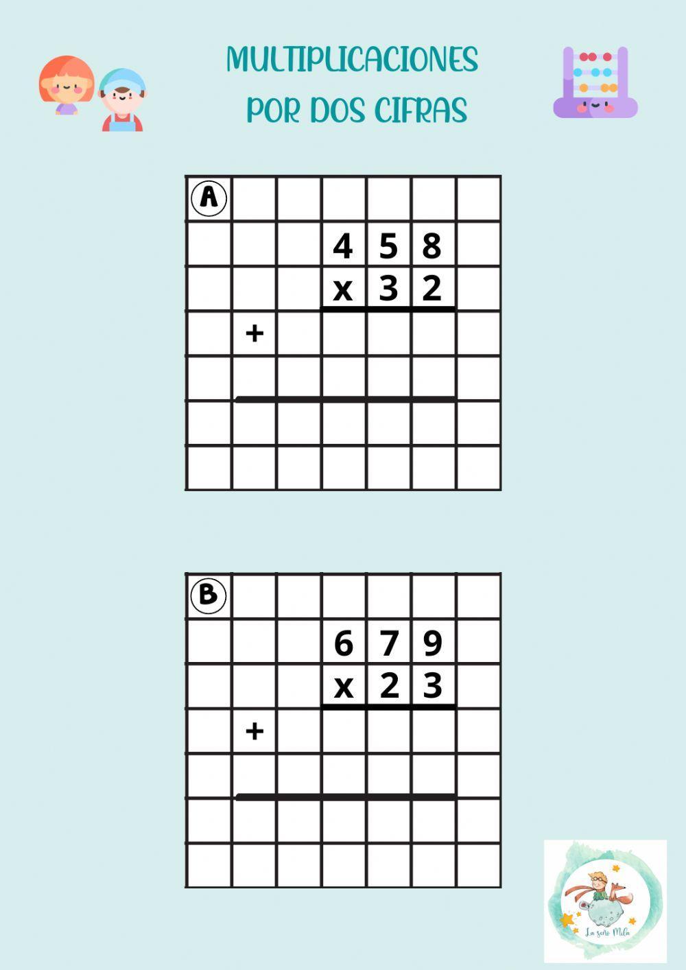 Multiplicaciones por dos cifras