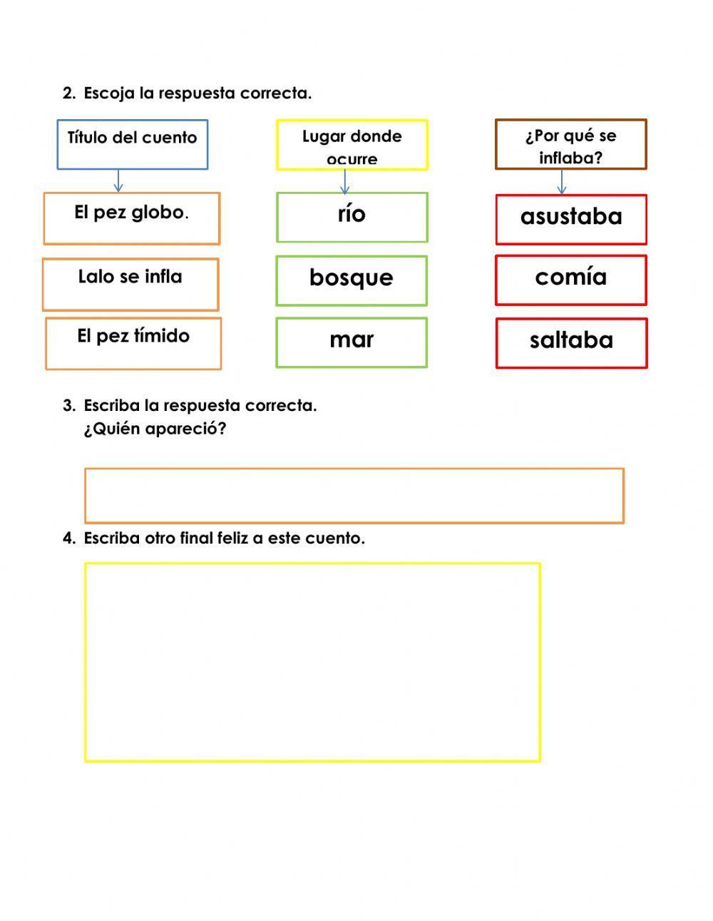 El cuento y sus partes