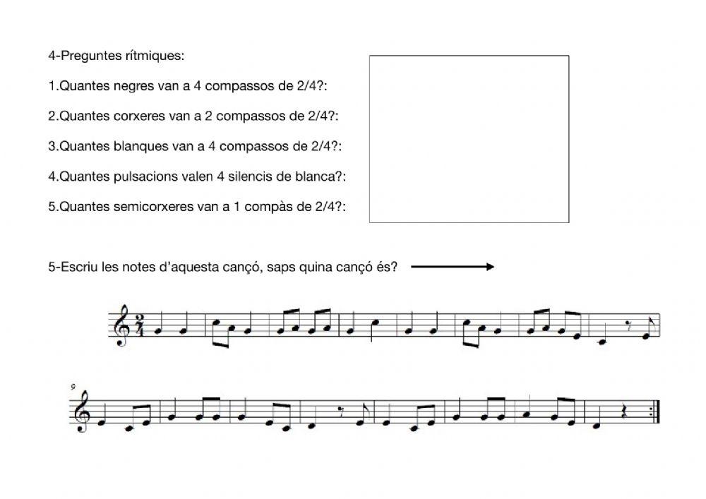 Control 4art música, 1er trimestre