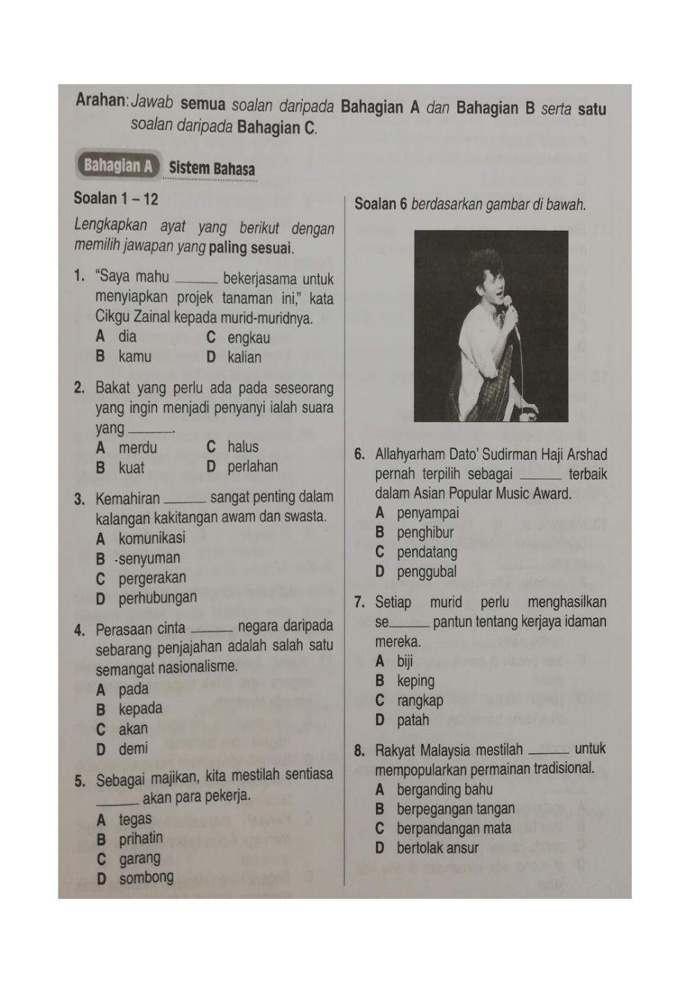 Latih Tubi Tingkatan 2