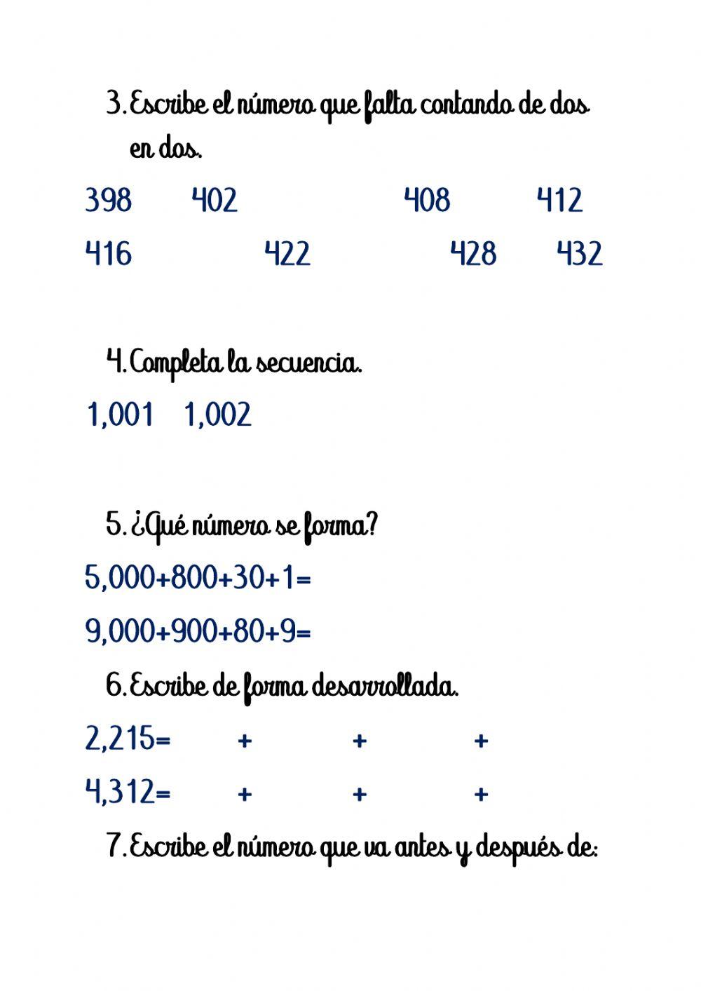 Numeración
