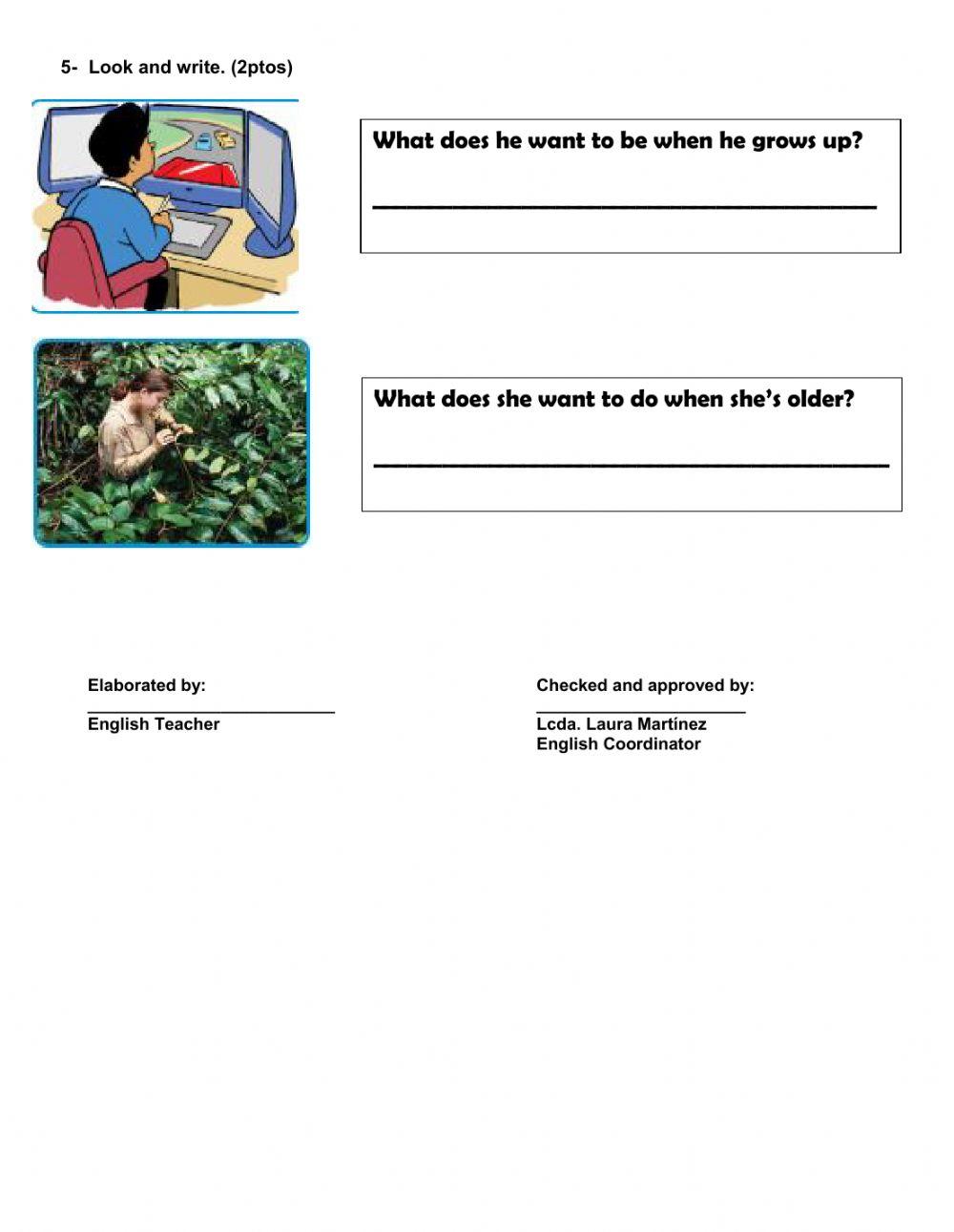 Grammar and vocabulary.5th inter