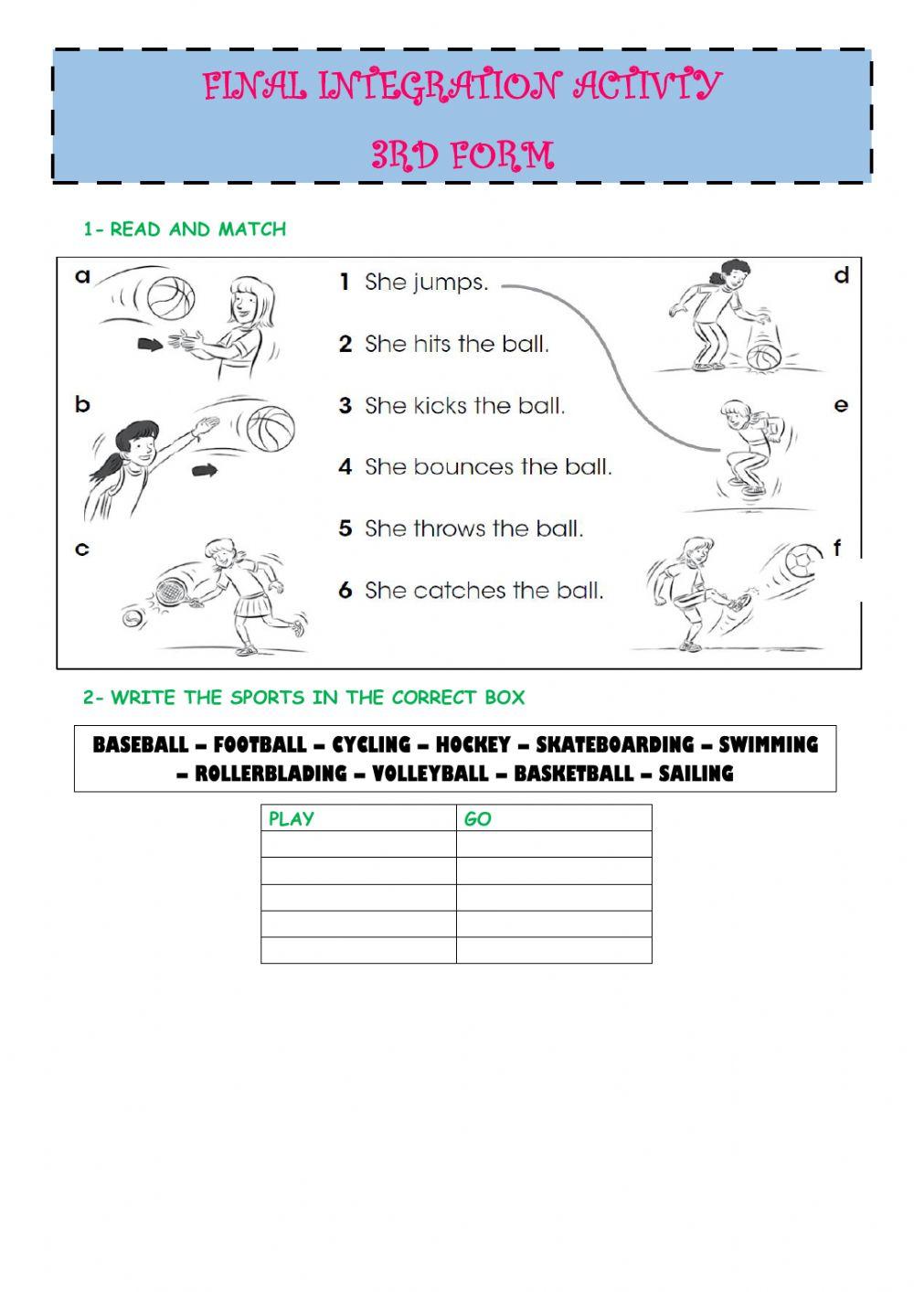 Final Integration Activity
