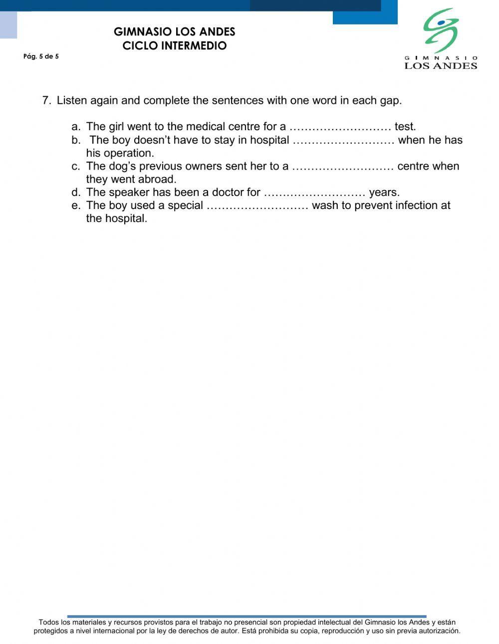 Final Exam Third Term 9th Grade