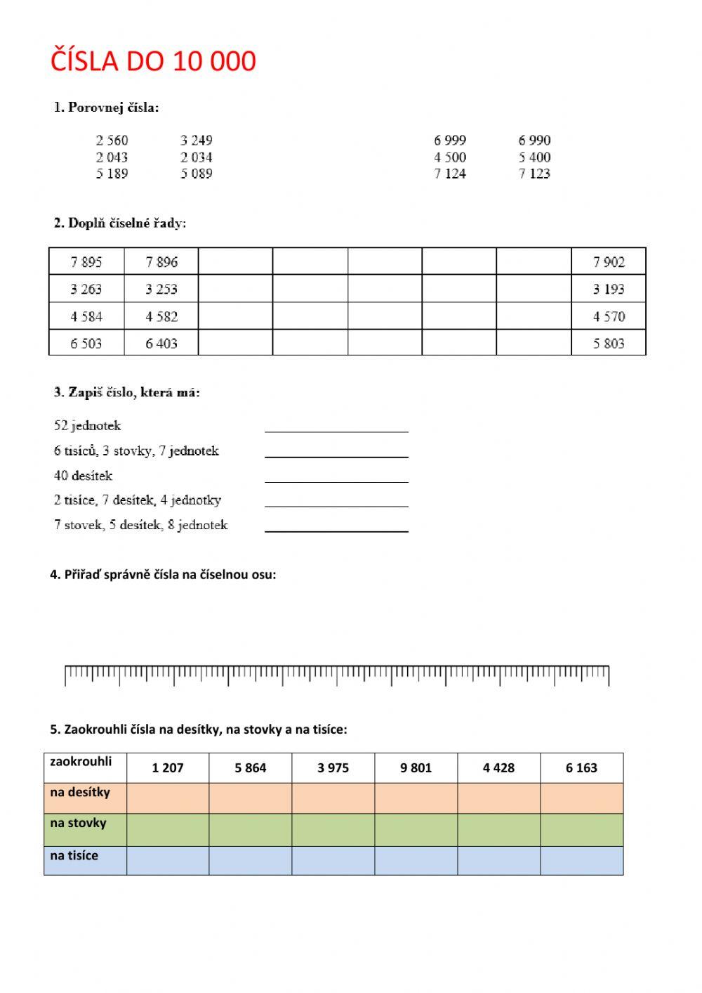 Čísla do 10 000