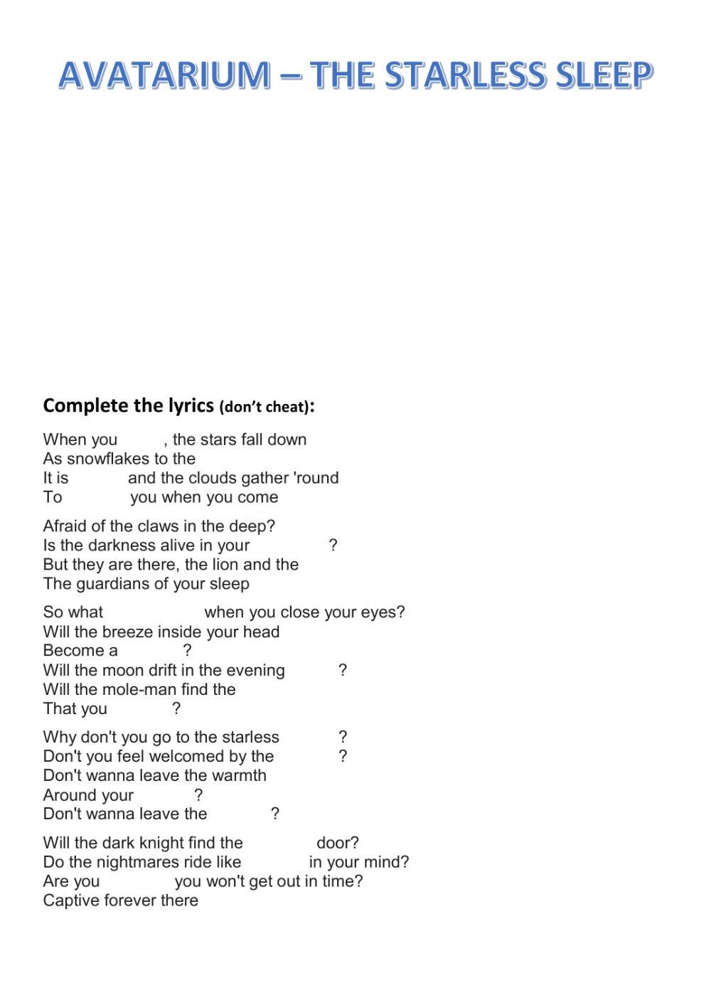 Avatarium - The Starless Sleep