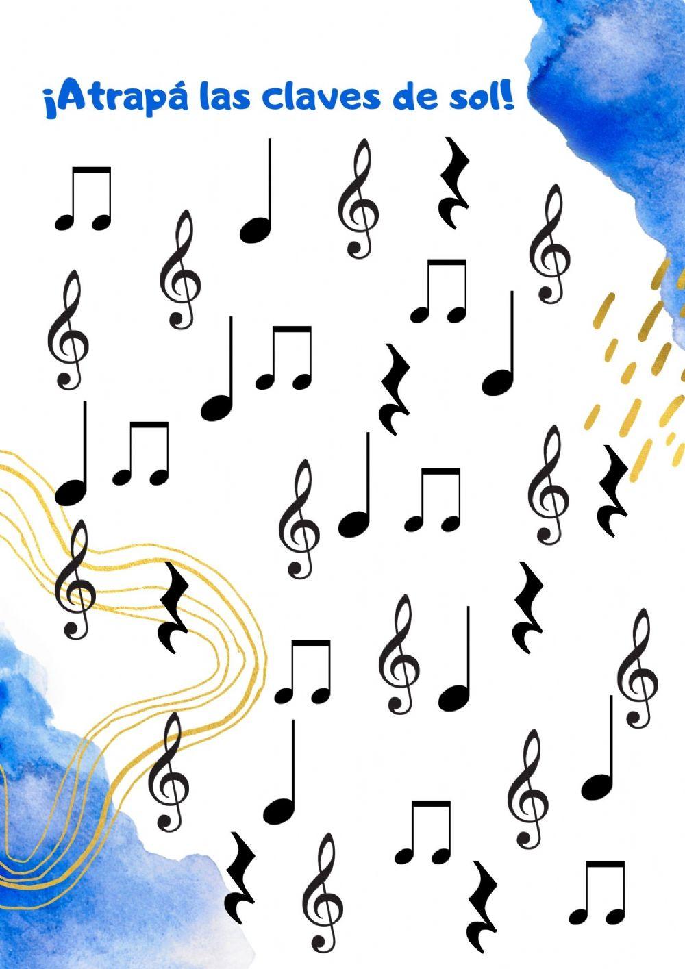 Atrapá las claves de sol