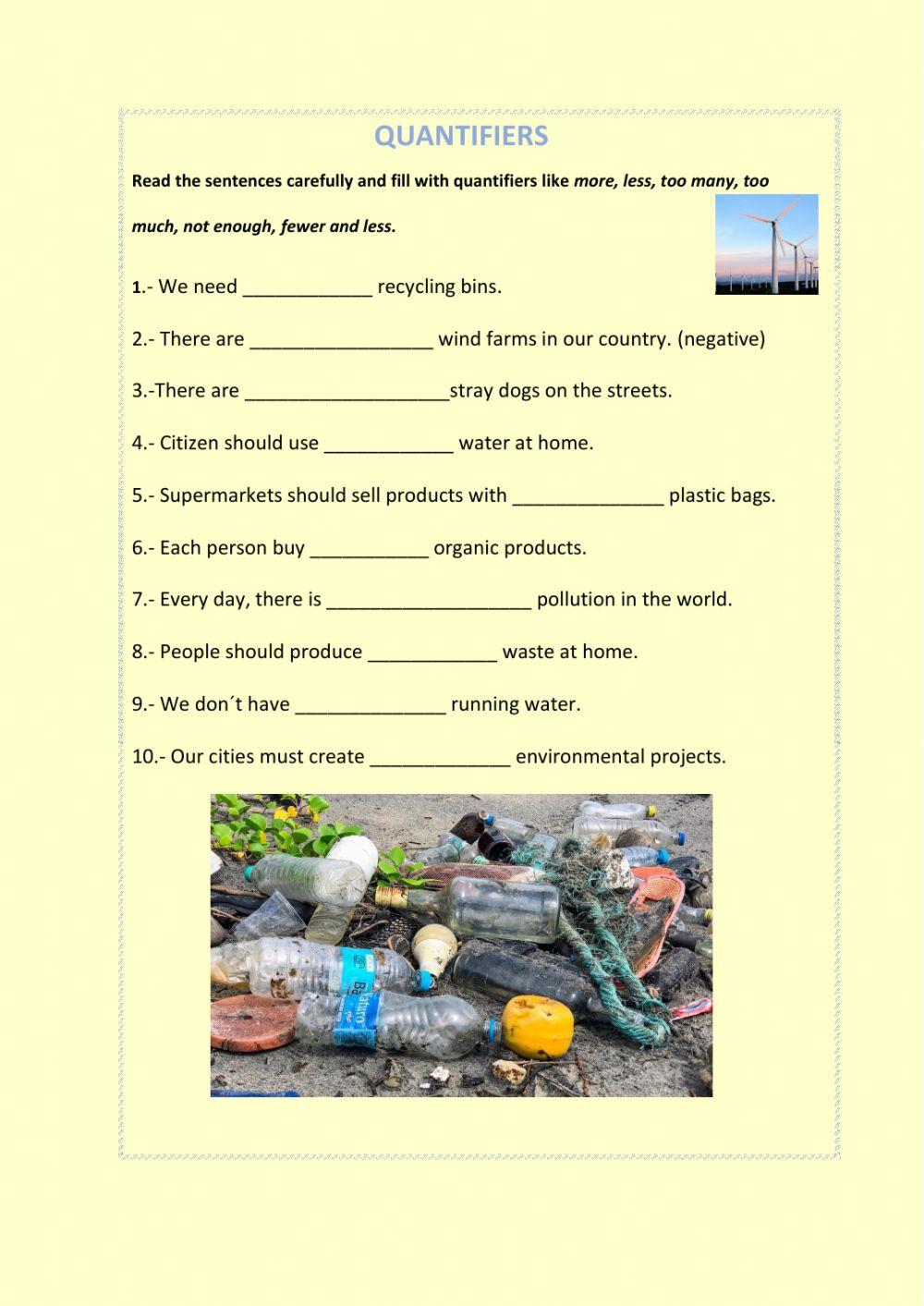 Quantifiers-Environment