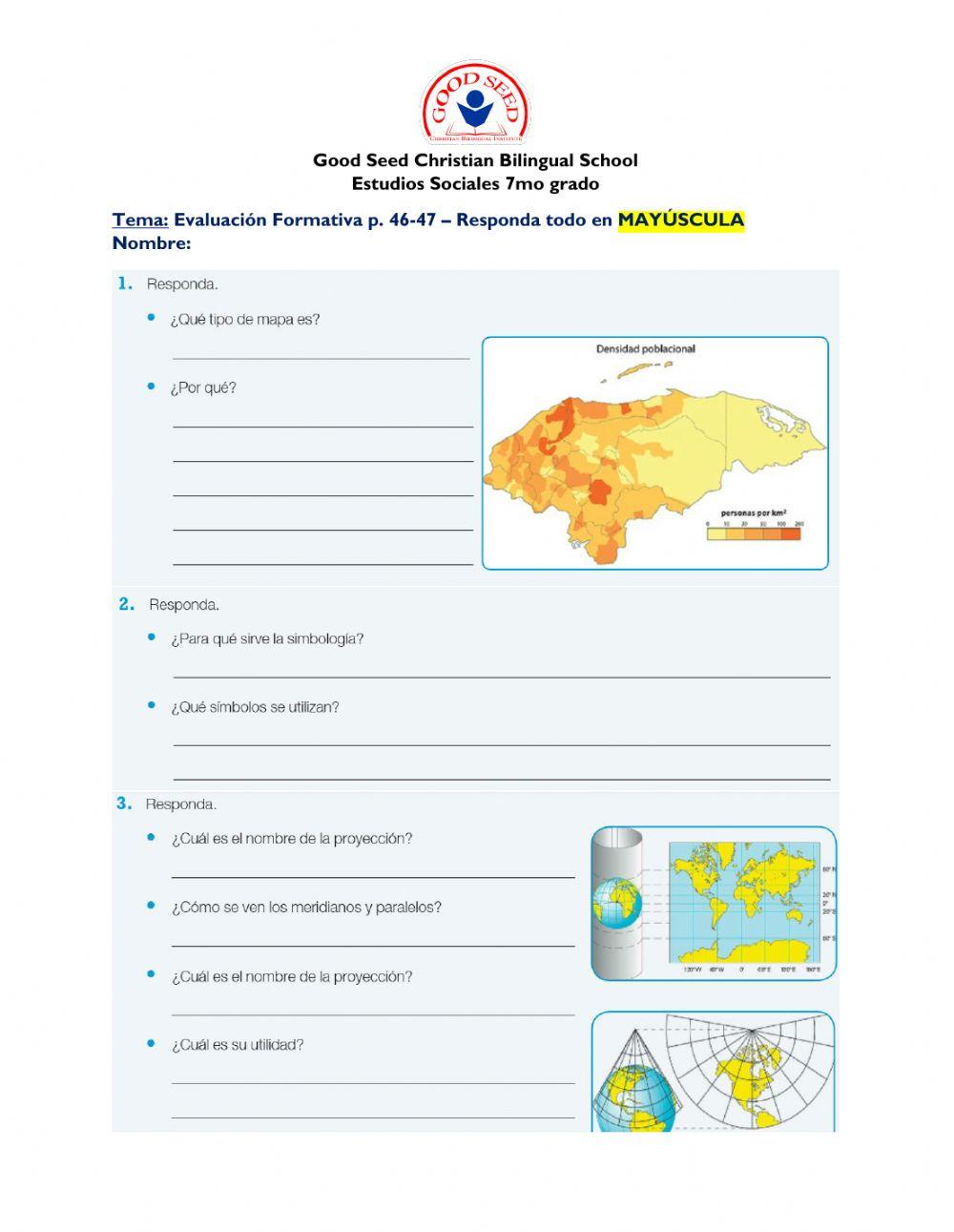 Evaluación formativa p.46-47