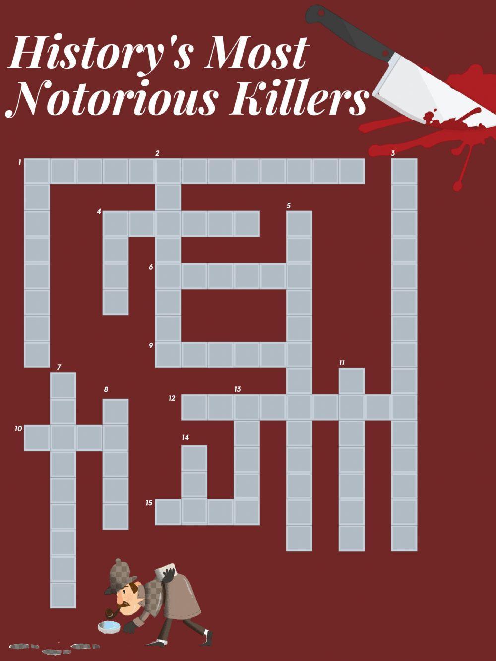 Crime Crossword worksheet Live Worksheets