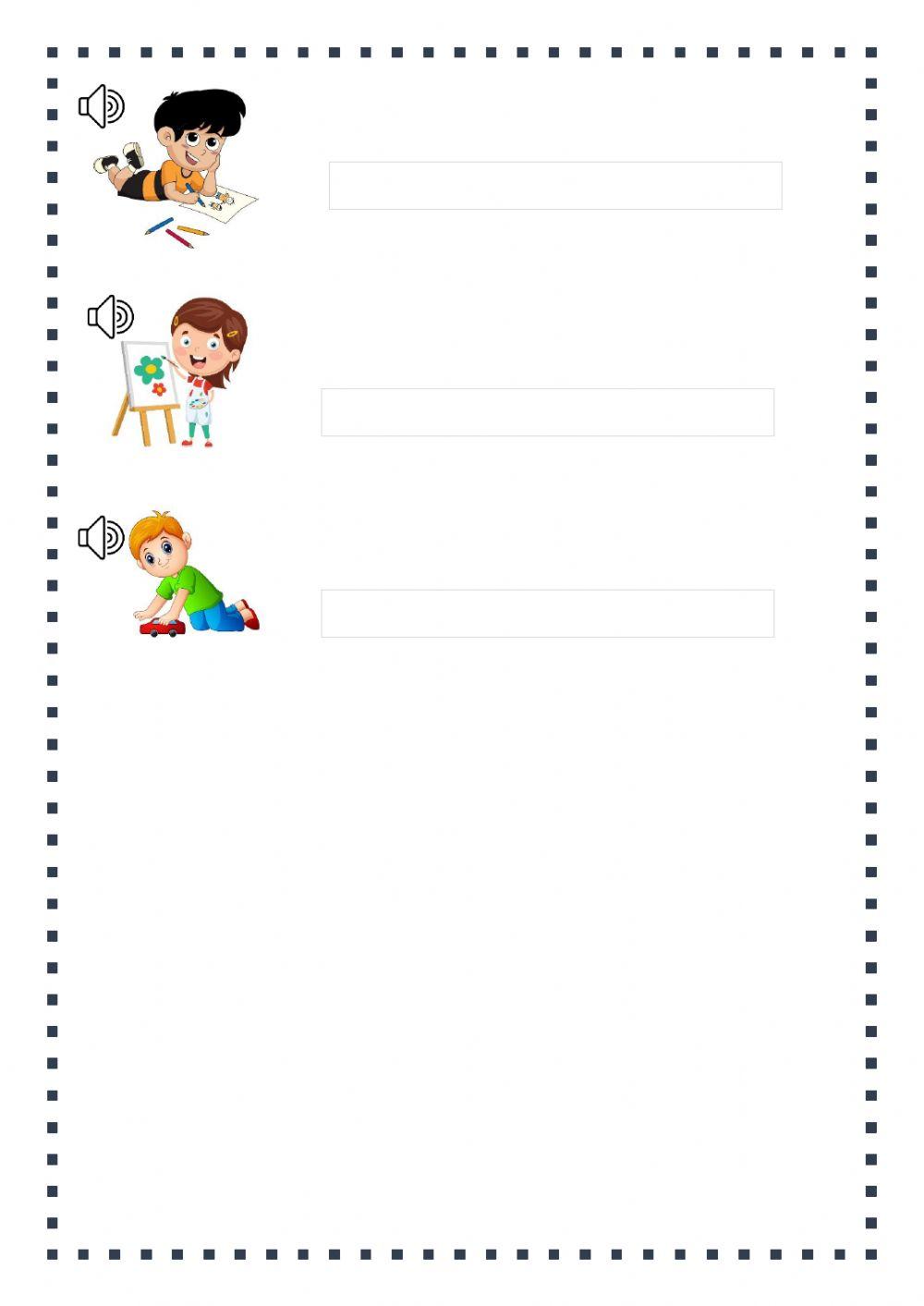 Activities interactive activity for Kids | Live Worksheets