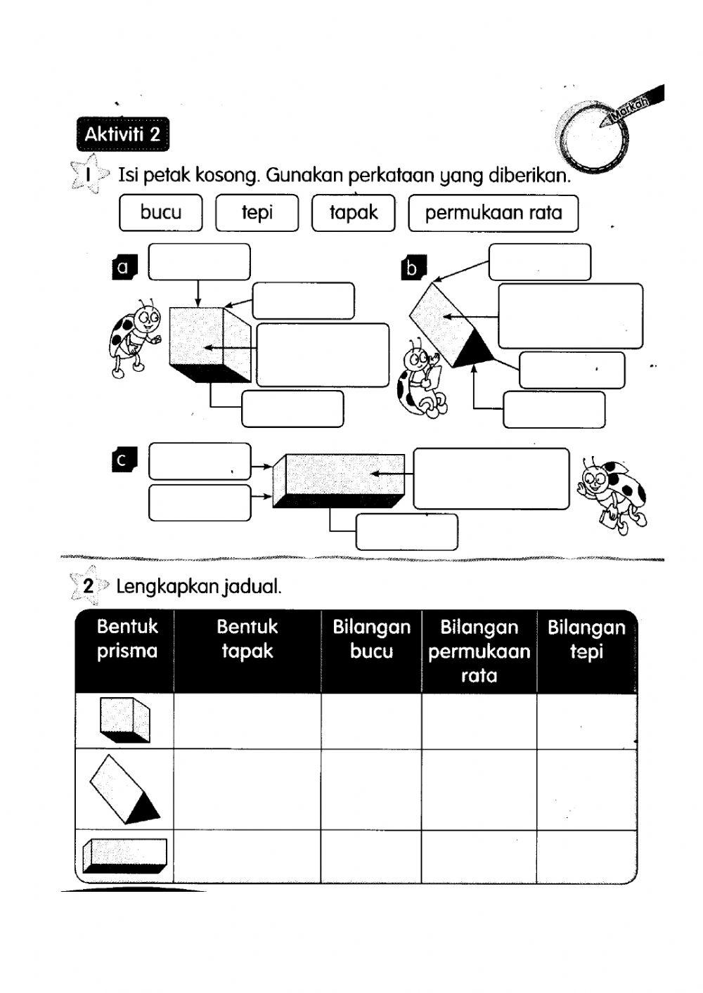 Bentuk Prisma dan Bukan Prisma