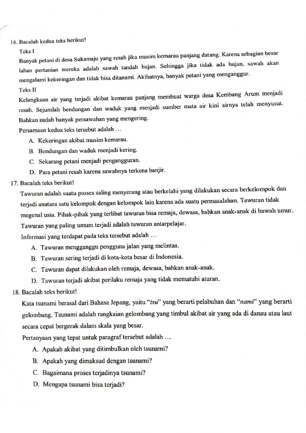 Tema 4 (Bahasa Indonesia)