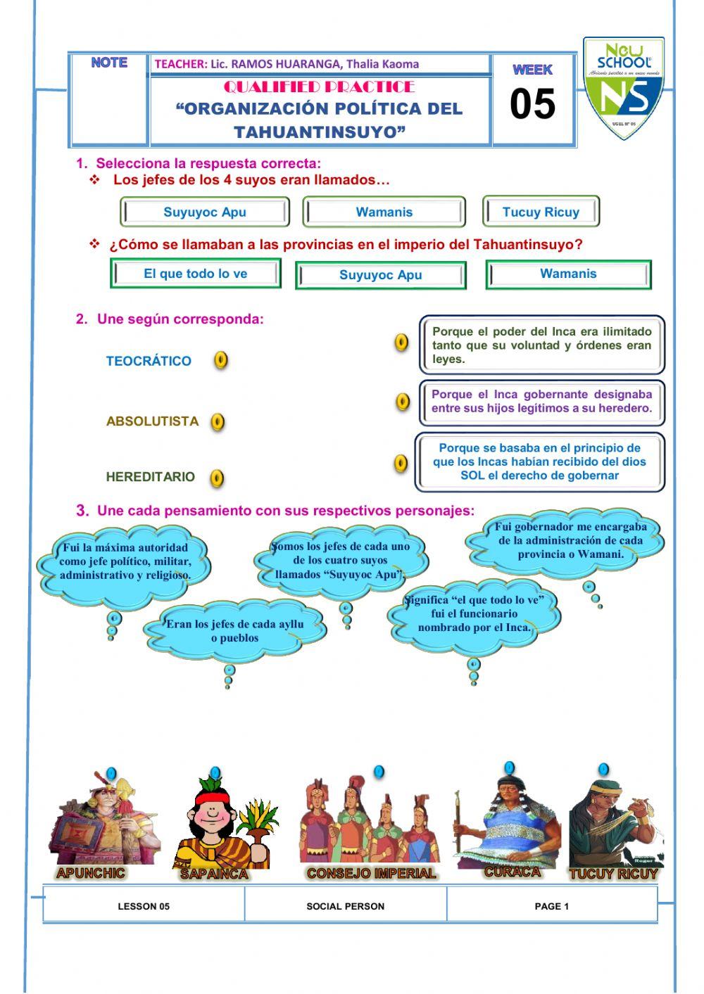Organización política del tahuantinsuyo