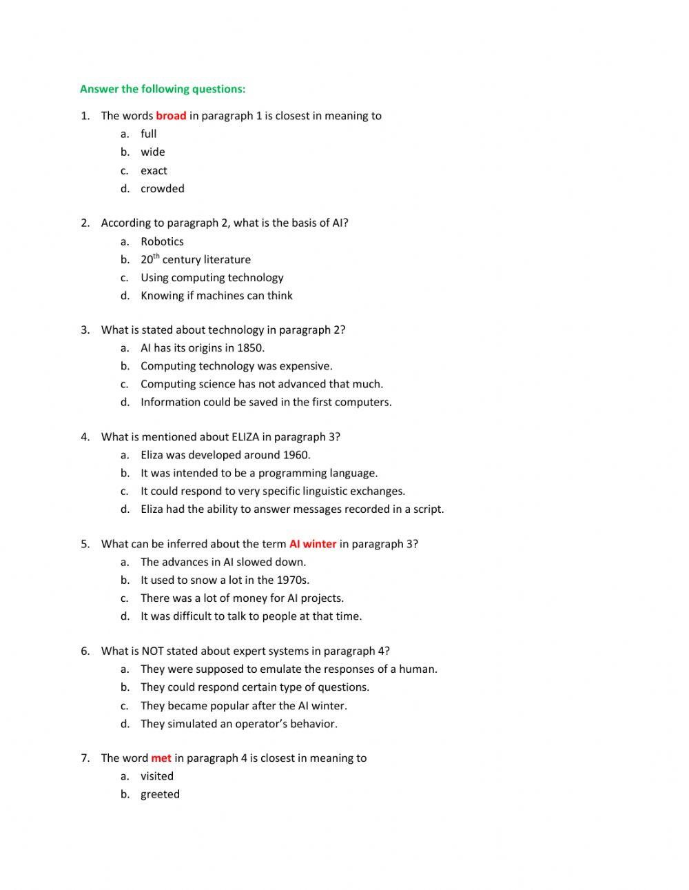 A brief history of Artificial Intelligence