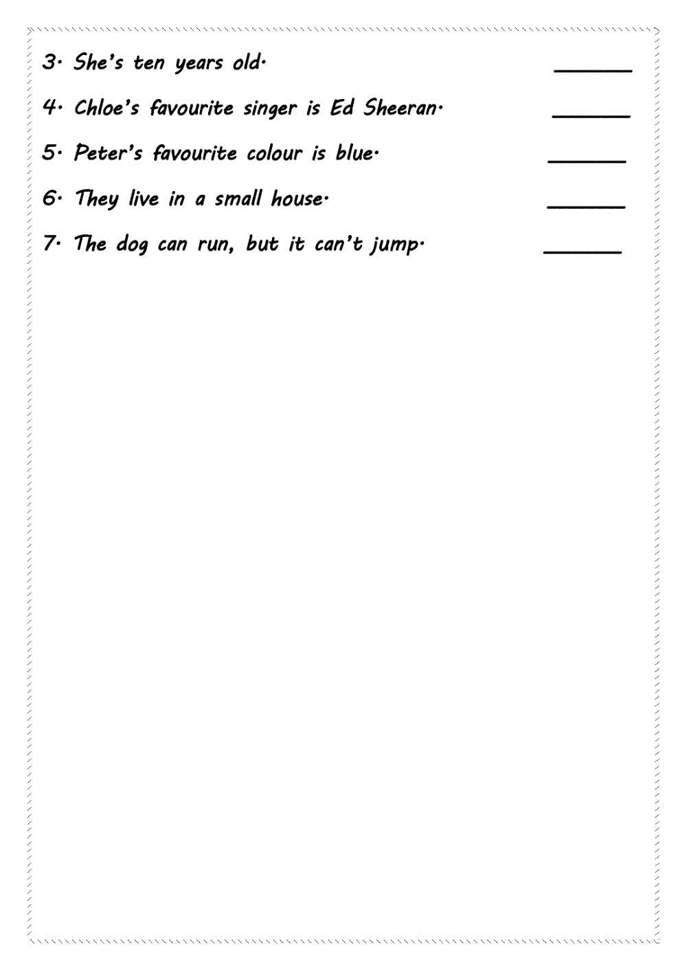 Read and Answer True or False