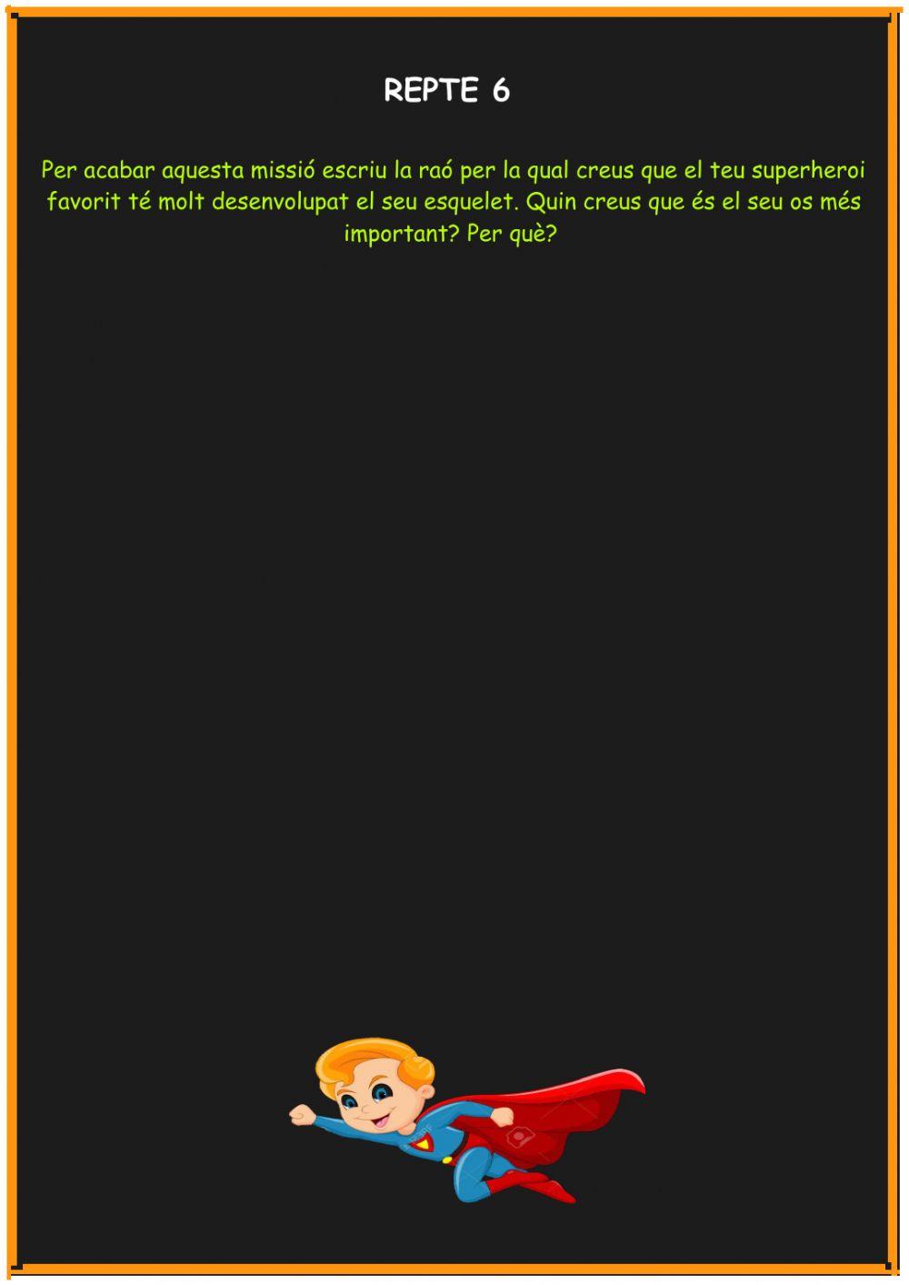 L esquelet- Projecte superherois L esquelet- Projecte superherois
