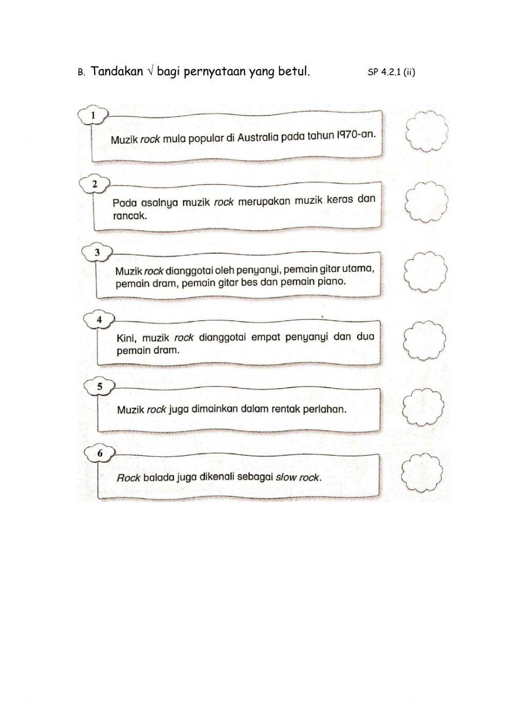 Pendidikan muzik tahun 3 - muzik rock