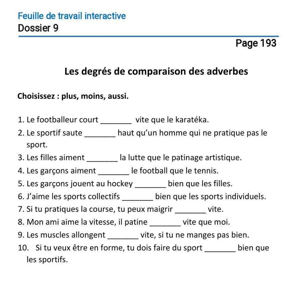 Le français-7 (повыш. ур.)-Dossier 9-Page 193