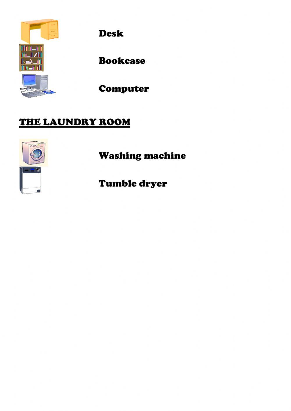 Furniture - Listen and repeat