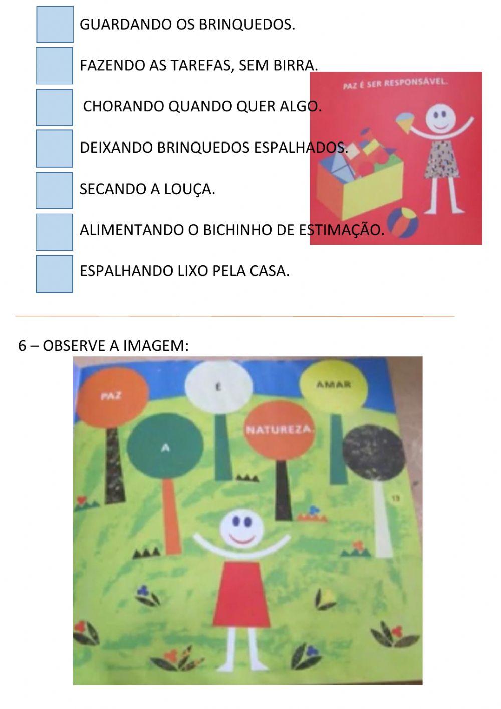 Avaliação de Ensino Religioso - 4º bimestre
