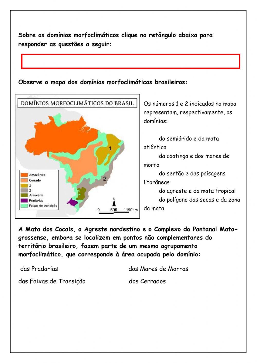 Climas e biomas do brasil