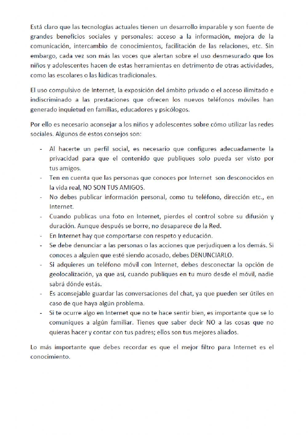 Un estudio del uso de la tecnologÌa