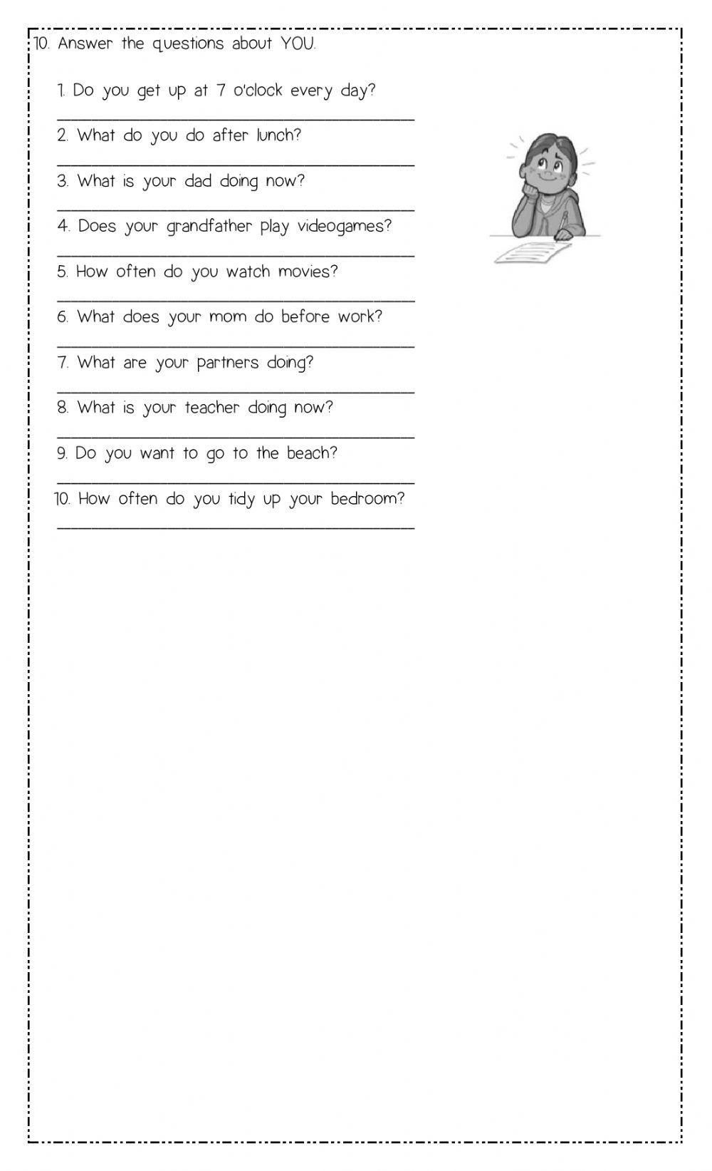 Grammar and vocabulary 3rd children