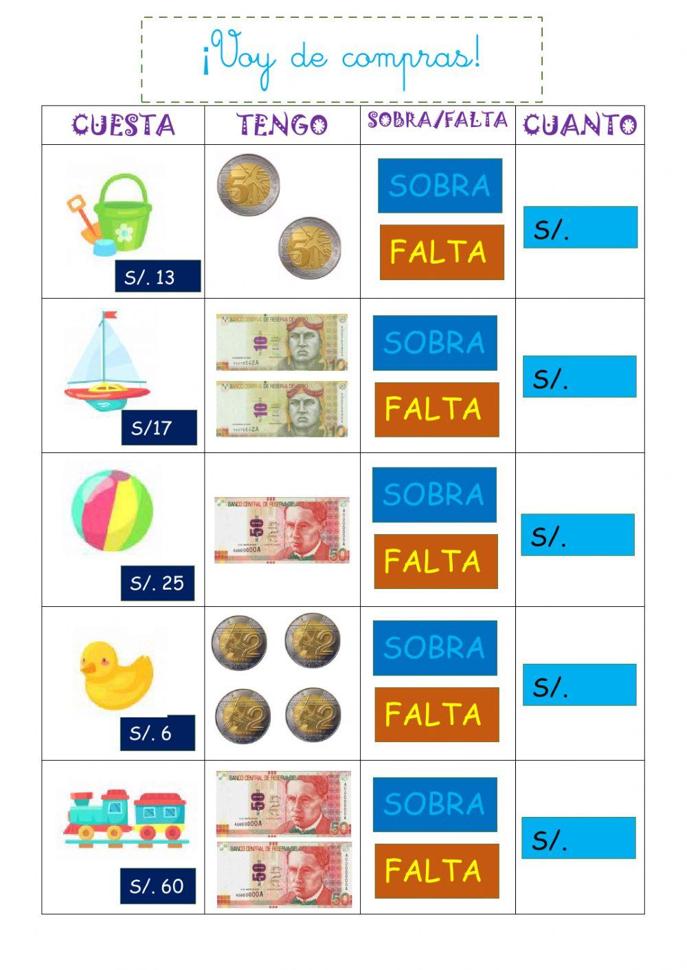 Monedas y billetes peruanos