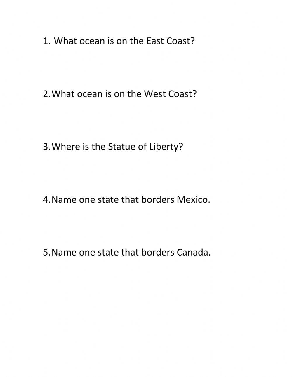 Question about Geography