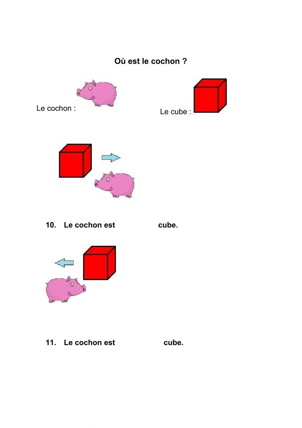 Où est le cochon ?